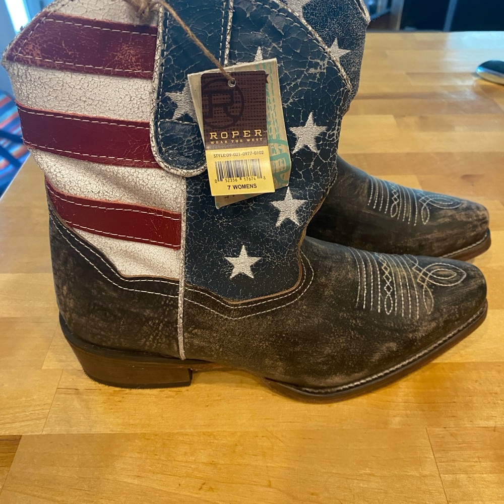 Roper Patriotic Cowboy Boots